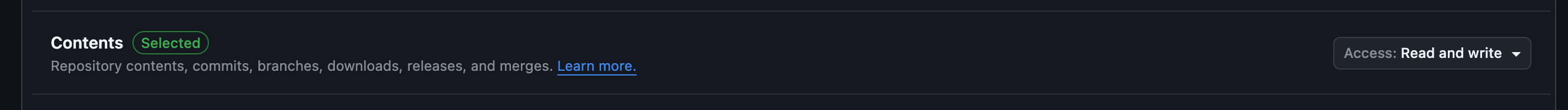 GitHub Enterprise Contents Permission