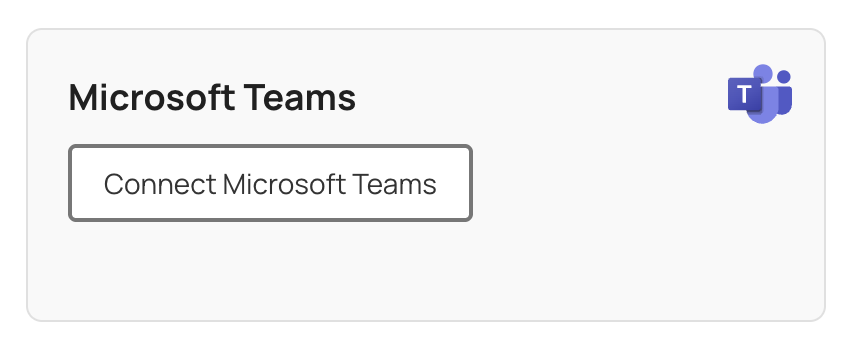 Download Teams app package from Promptless integrations page