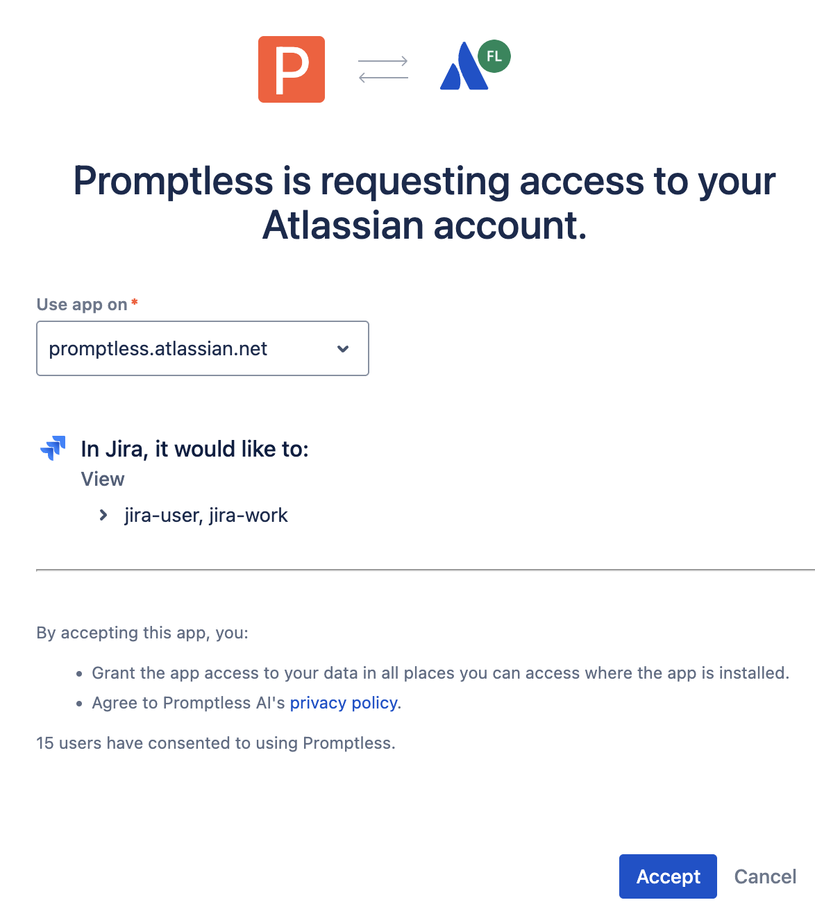 Jira OAuth Consent Screen