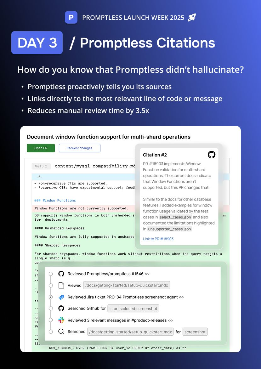 Promptless Citations